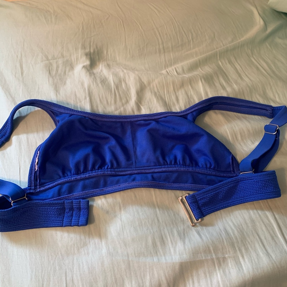 Royal blue bikini top